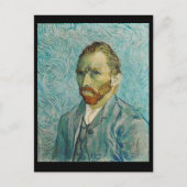 Van Gogh, Selbstportrait, Art Post Card Postkarte (Vorderseite)