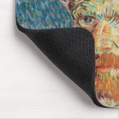 Van Gogh - Selbstportrait mit einem grauen Filthut Mousepad (Ecke)