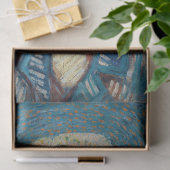 Van Gogh - Selbstportrait mit einem grauen Filthut Seidenpapier (Geschenk)