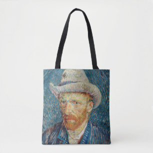 Van Gogh - Selbstportrait mit einem grauen Filthut Tasche