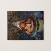 Van Gogh; Selbstportrait mit grauem Filthut Puzzle (Horizontal)