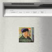 Van Gogh; Selbstportrait mit verbanntem Ohr Magnet (In Situ (Geschirrspüler))