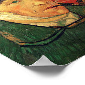 Van Gogh - Selbstportrait mit verbanntem Ohr Poster (Ecke)