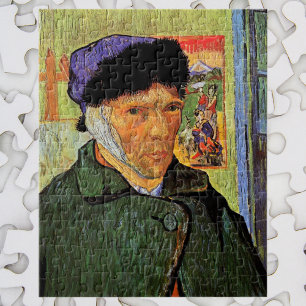Van Gogh; Selbstportrait mit verbanntem Ohr Puzzle