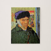 Van Gogh; Selbstportrait mit verbanntem Ohr Puzzle (Vertikal)