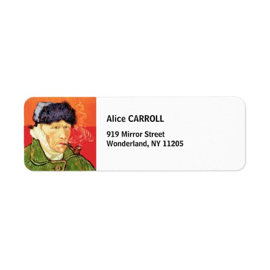 Van Gogh - Selbstportrait mit verbündetem Ohr & Ro (Vorne)