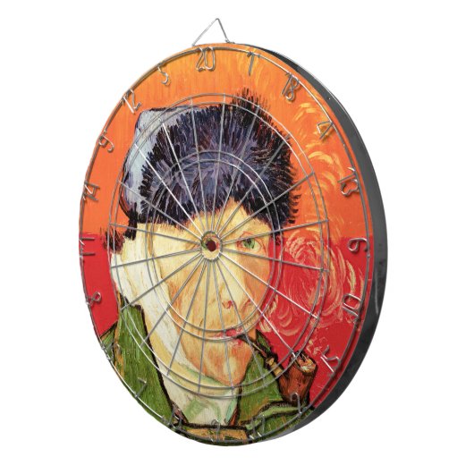 Van Gogh - Selbstportrait mit verbündetem Ohr & Ro Dartscheibe (Vorderseite rechts)