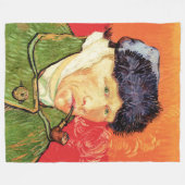 Van Gogh - Selbstportrait mit verbündetem Ohr & Ro Fleecedecke (Vorderseite (Horizontal))