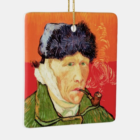 Van Gogh - Selbstportrait mit verbündetem Ohr & Ro Keramikornament (Rechts)