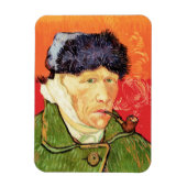 Van Gogh - Selbstportrait mit verbündetem Ohr & Ro Magnet (Vertikal)