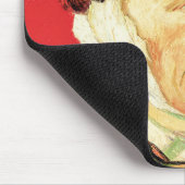 Van Gogh - Selbstportrait mit verbündetem Ohr & Ro Mousepad (Ecke)