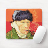 Van Gogh - Selbstportrait mit verbündetem Ohr & Ro Mousepad (Mit Mouse)
