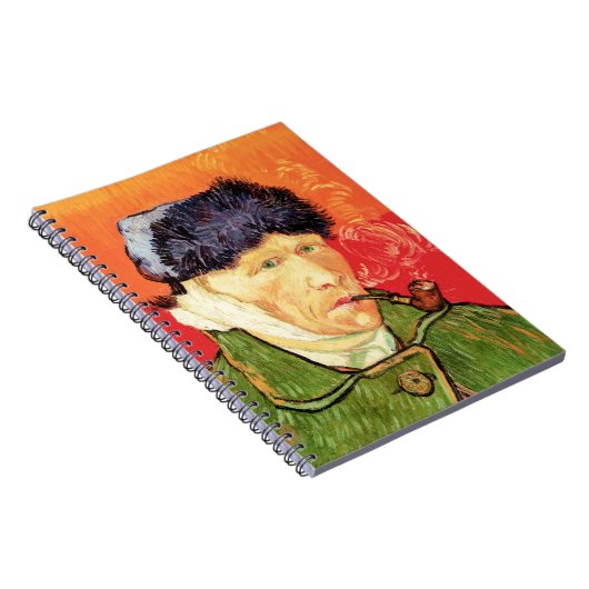 Van Gogh - Selbstportrait mit verbündetem Ohr & Ro Notizblock (Rechte Seite)
