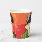 Van Gogh - Selbstportrait mit verbündetem Ohr & Ro Pappbecher (Links)