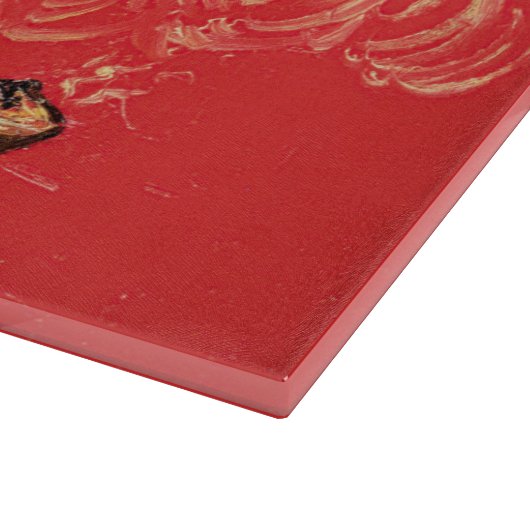 Van Gogh - Selbstportrait mit verbündetem Ohr & Ro Schneidebrett (Ecke)