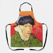 Van Gogh - Selbstportrait mit verbündetem Ohr & Ro Schürze (Vorderseite)
