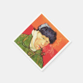 Van Gogh - Selbstportrait mit verbündetem Ohr & Ro Serviette (Ecke)
