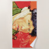 Van Gogh - Selbstportrait mit verbündetem Ohr & Ro Strandtuch (Vorderseite)