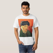 Van Gogh - Selbstportrait mit verbündetem Ohr T-Shirt (Vorne ganz)