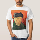 Van Gogh - Selbstportrait mit verbündetem Ohr T-Shirt (Vorderseite)