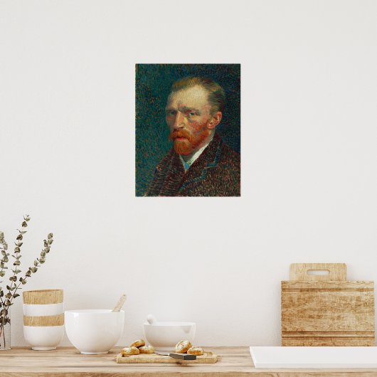 Van Gogh - Selbstportrait Poster (Küche)