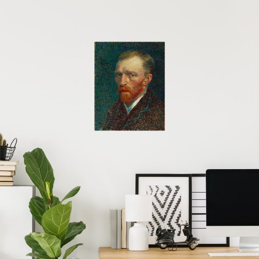 Van Gogh - Selbstportrait Poster (Heimbüro)