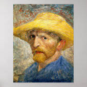 Van Gogh - Selbstportrait Poster (Vorne)