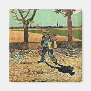 Van Gogh: Selbstporträt auf der Straße nach Tarasc Magnet