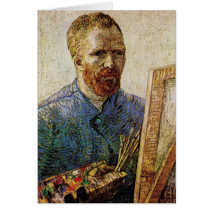 Van Gogh Selbstporträt vor der Staffelei