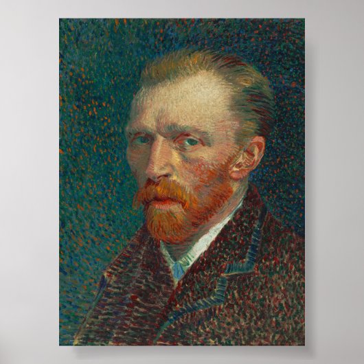 Van Gogh Self Portrait 1887 Poster (Vorne)