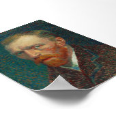 Van Gogh Self Portrait 1887 Poster (Ecke)
