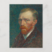 Van Gogh Self Portrait 1887 Postkarte (Vorderseite)