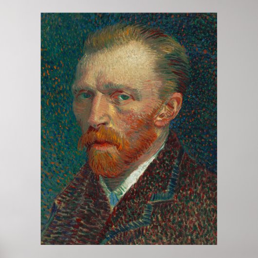 Van Gogh Self Portrait Art Malerei Poster (Vorne)