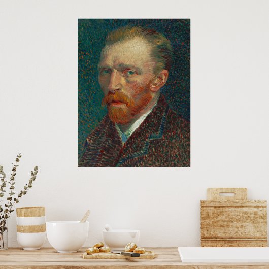Van Gogh Self Portrait Art Malerei Poster (Küche)