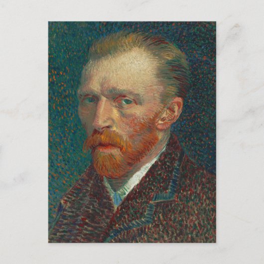 Van Gogh Self Portrait Art Malerei Postkarte (Vorderseite)