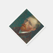 Van Gogh Self Portrait Art Malerei Serviette (Ecke)
