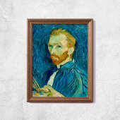 Van Gogh Self Portrait Berühmte Alte Kunstmauer Poster