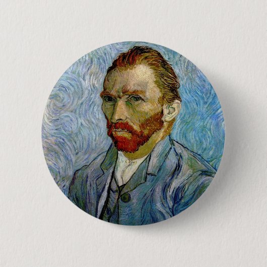 Van Gogh Self Portrait Button (Vorderseite)