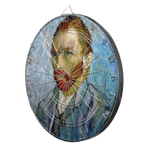 Van Gogh Self Portrait Dartscheibe (Vorderseite rechts)