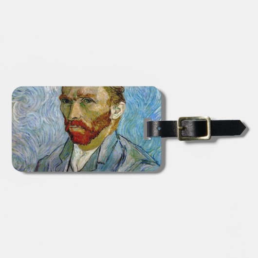 Van Gogh Self Portrait Gepäckanhänger (Vorderseite horizontal)