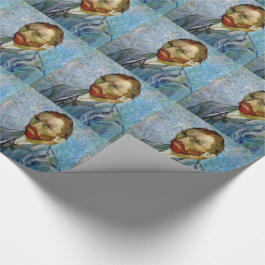 Van Gogh Self Portrait Geschenkpapier (Ecke)