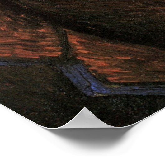 Van Gogh Self Portrait (gewidmet Paul Gauguin) Poster (Ecke)