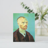 Van Gogh Self Portrait (gewidmet Paul Gauguin) Postkarte (Stehend Vorderseite)