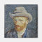 Van Gogh Self Portrait Gray Felt Hat Malerei Art
