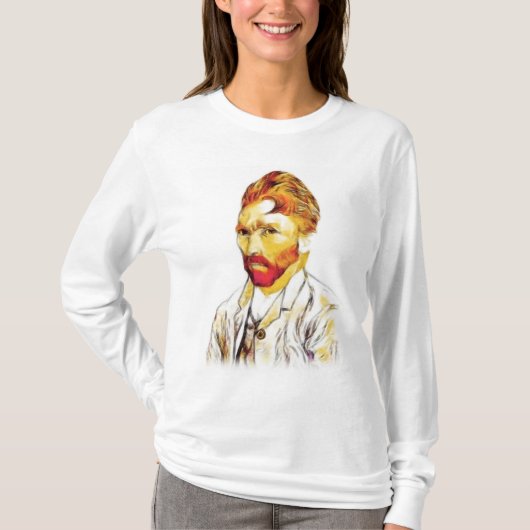 Van Gogh Self Portrait - Hair Do T-Shirt (Vorderseite)
