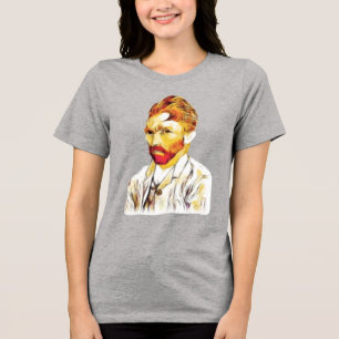 Van Gogh Self Portrait - Hair Do Tri-Blend Shirt
