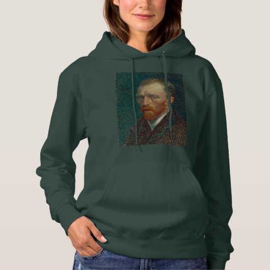 Van Gogh Self Portrait Hoodie (Vorderseite)