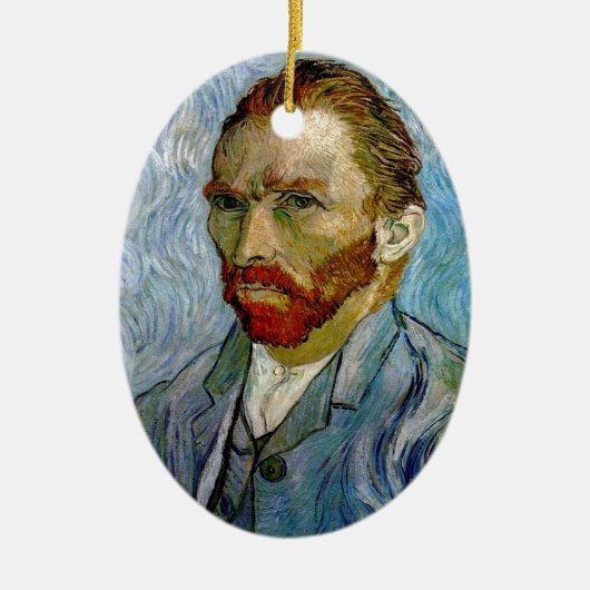 Van Gogh Self Portrait Keramik Ornament (Vorne)