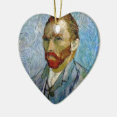 Van Gogh Self Portrait Keramikornament (Links)