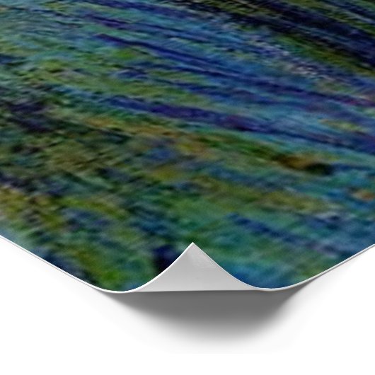 Van Gogh Self Portrait Poster (Ecke)